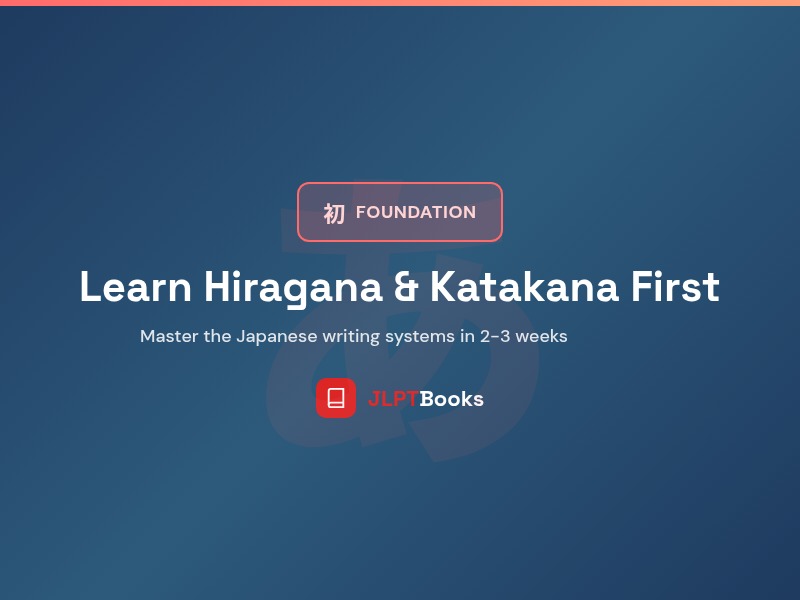 Featured JLPT study guide: Learn Hiragana and Katakana First